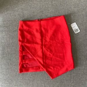 Asymmetrical Mini Skirt with cut out- Forever 21